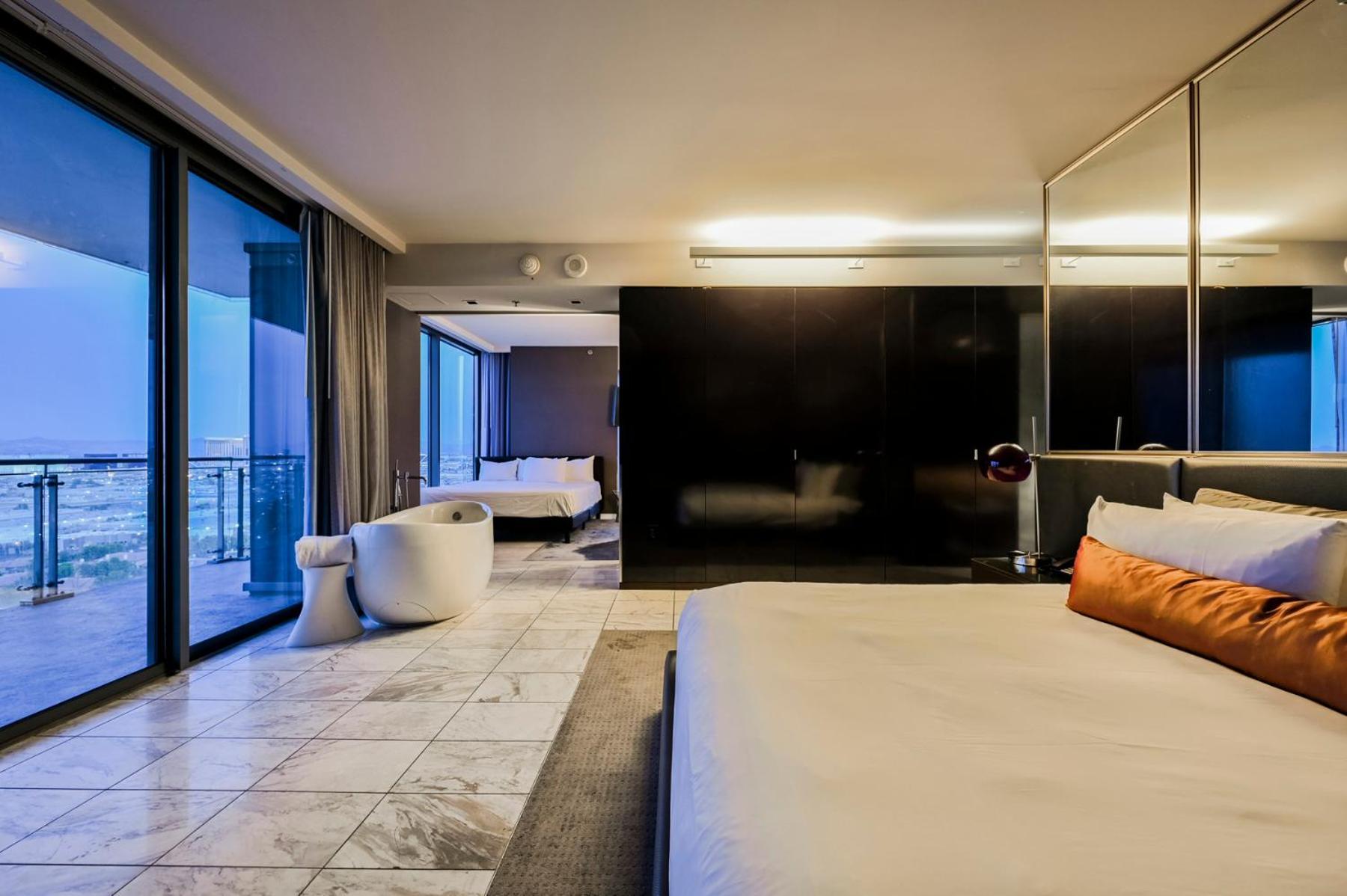Stripviewsuites Two-Bedroom Con-Joined Exclusive Condo Las Vegas Rum bild
